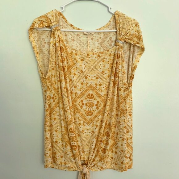 New Without Tags Women's Summer Top S/L - Picture 1 of 15